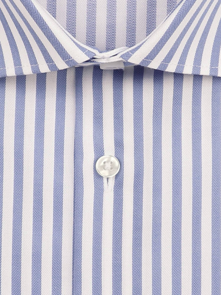 SEIDENSTICKER Regular Fit Skjorte Lyseblå New Kent Struktur - Visning 1