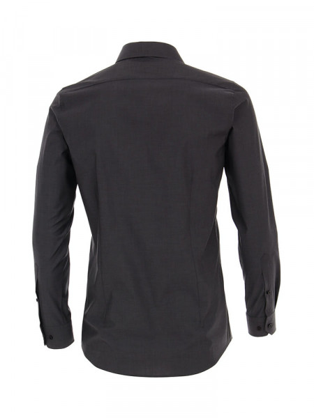 VENTI Slim Fit Skjorte Antracit Kent Popeline