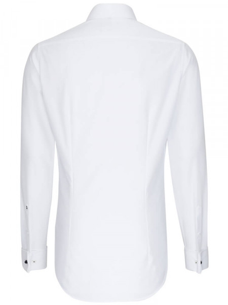 SEIDENSTICKER Slim Fit Skjorte Hvid Business Kent Popeline