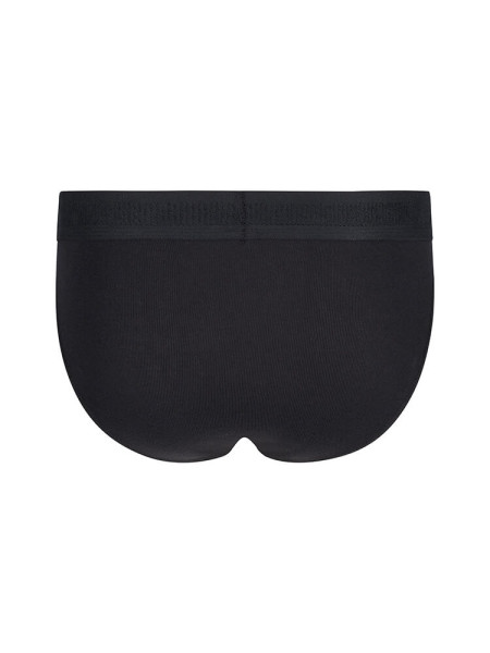 SKINY Regular Fit Sort Feinripp - Visning 2