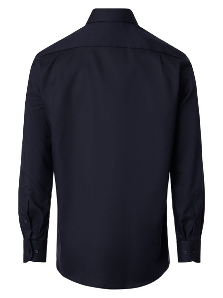 VENTI Comfort Fit Skjorte Mørkeblå Button-Down Fein Oxford