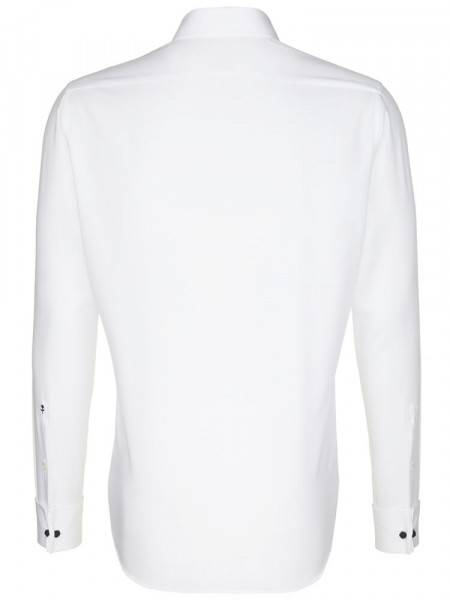 SEIDENSTICKER Tailored Fit Skjorte Hvid Business Kent Popeline