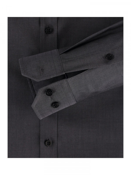 VENTI Slim Fit Skjorte Antracit Kent Popeline - Visning 2