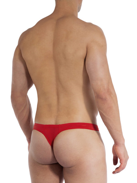 OLAF BENZ Regular Fit Rød Microfaser