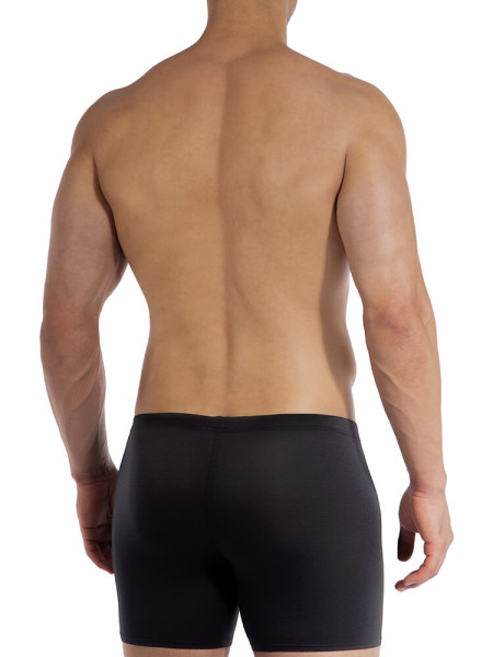 OLAF BENZ Regular Fit Sort Microfaser