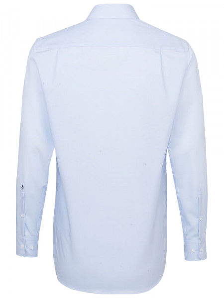 SEIDENSTICKER Regular Fit Skjorte Lyseblå Business Kent Popeline