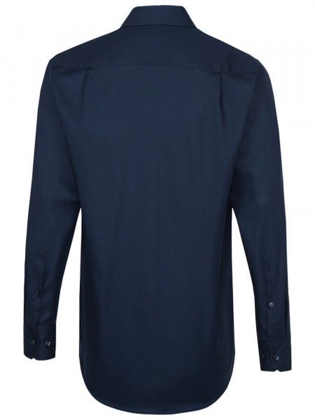 SEIDENSTICKER Regular Fit Skjorte Marine Business Kent Struktur