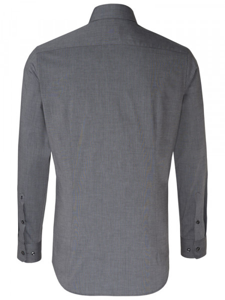 SEIDENSTICKER Tailored Fit Skjorte Antracit Business Kent Fil à Fil
