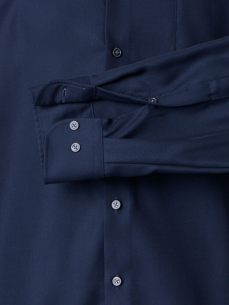 VENTI Comfort Fit Skjorte Mørkeblå Kent Struktur - Visning 2