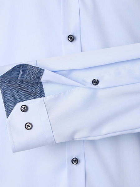 VENTI Slim Fit Skjorte Lyseblå Kent Twill - Visning 2