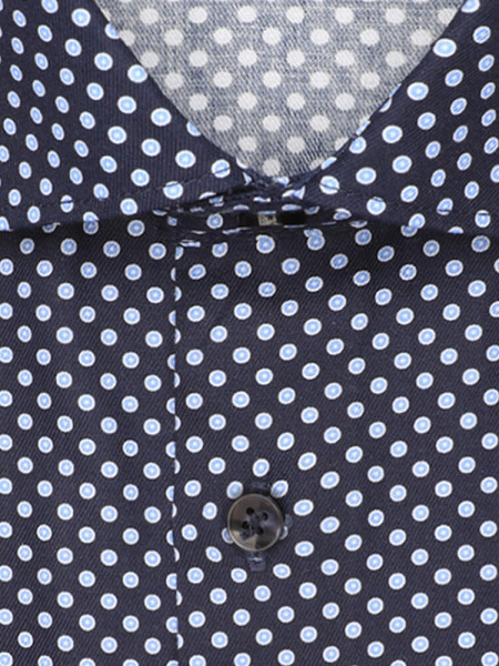 SEIDENSTICKER Slim Fit Skjorte Mørkeblå New Kent Twill - Visning 1