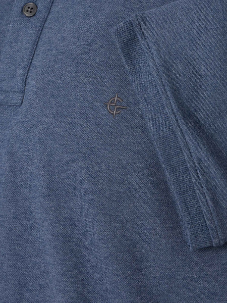 CASAMODA Polo Mørkeblå Extrafeine Qualität - Visning 2