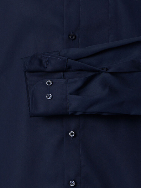 VENTI Comfort Fit Skjorte Mørkeblå Kent Twill - Visning 2