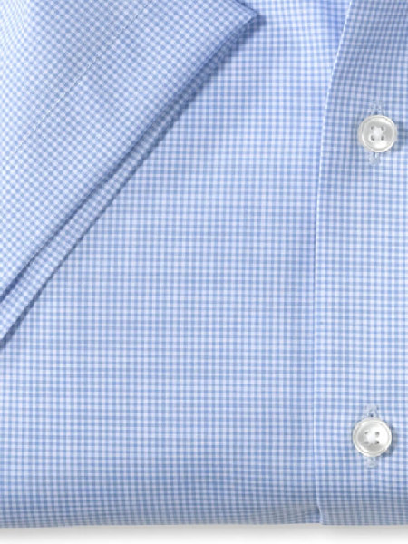 OLYMP Regular Fit Skjorte Lyseblå New Kent Popeline - Visning 2