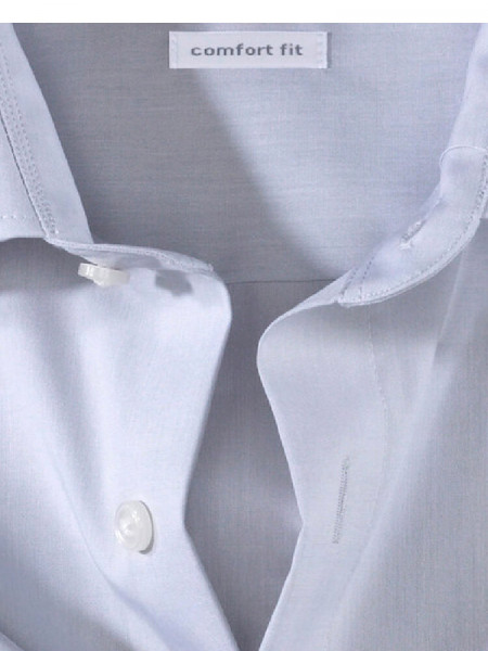 OLYMP Comfort Fit Skjorte Lys beige New Kent Chambray - Visning 1