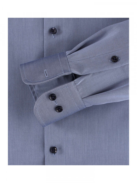 CASAMODA Comfort Fit Skjorte Mørkeblå Kent Twill - Visning 2