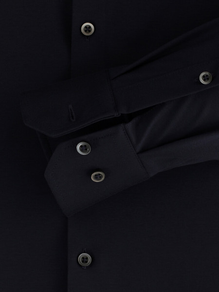 VENTI Regular Fit Skjorte Marine Kent Jersey - Visning 2