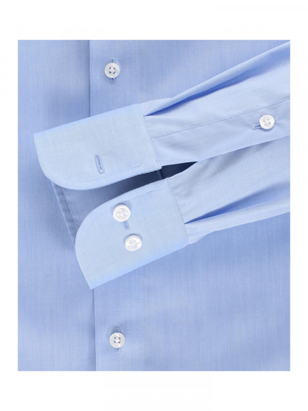 CASAMODA Regular Fit Skjorte Lyseblå Kent Popeline - Visning 2
