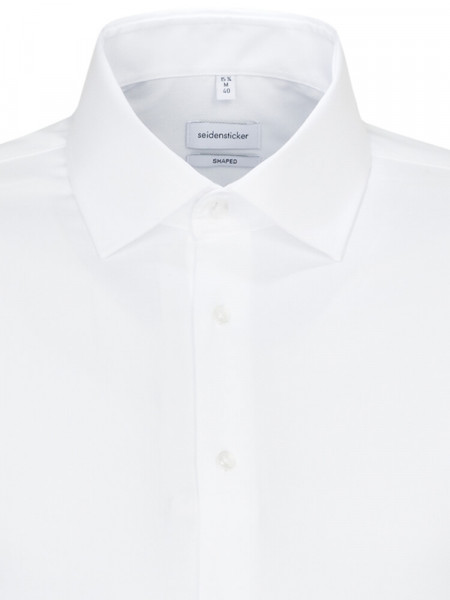 SEIDENSTICKER Tailored Fit Skjorte Hvid Business Kent Struktur - Visning 2