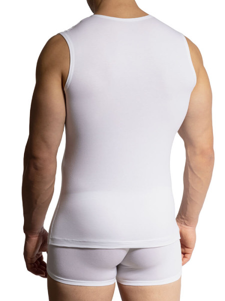 OLAF BENZ Regular Fit Hvid Feinripp