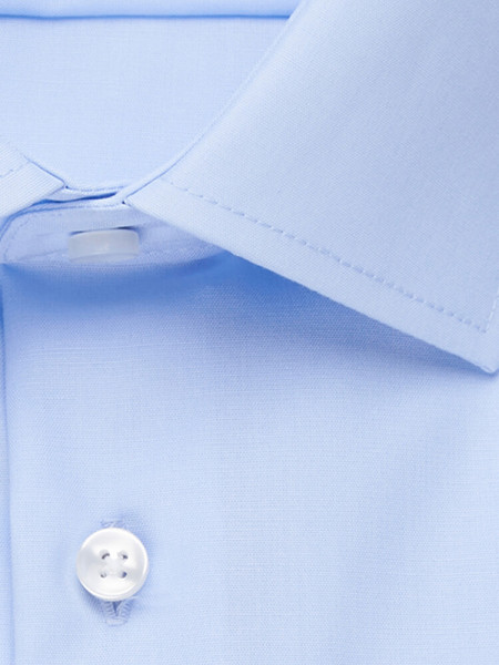 SEIDENSTICKER Slim Fit Skjorte Lyseblå Business Kent Popeline - Visning 3