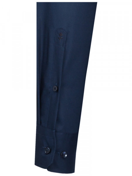 SEIDENSTICKER Regular Fit Skjorte Marine Business Kent Popeline - Visning 1