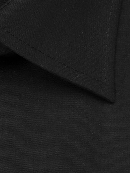 SEIDENSTICKER Regular Fit Skjorte Sort Business Kent Popeline - Visning 3