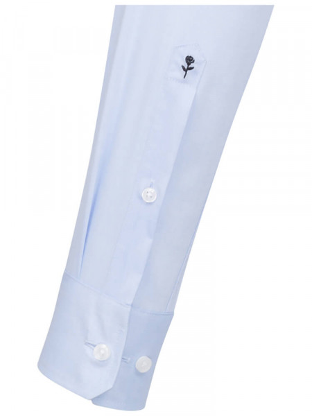 SEIDENSTICKER Regular Fit Skjorte Lyseblå Business Kent Chambray - Visning 1