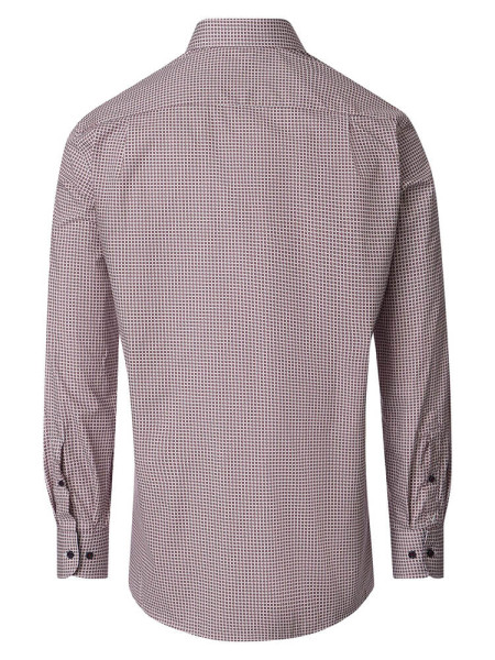 VENTI Comfort Fit Skjorte Rød Kent Popeline