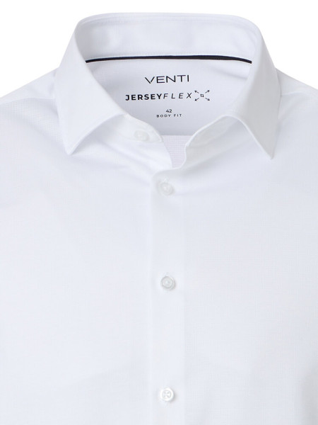 VENTI Regular Fit Skjorte Hvid Kent Jersey - Visning 1