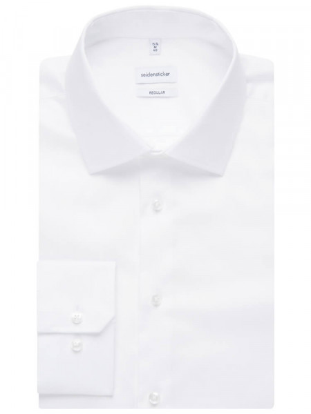 SEIDENSTICKER Regular Fit Skjorte Hvid Business Kent Original - Visning 4