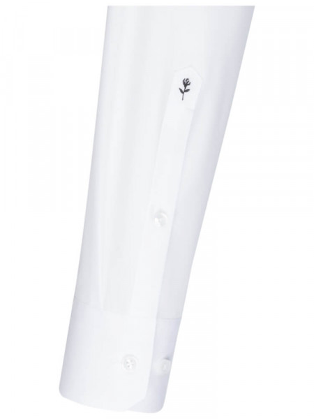 SEIDENSTICKER Regular Fit Skjorte Hvid Button-Down Popeline - Visning 1