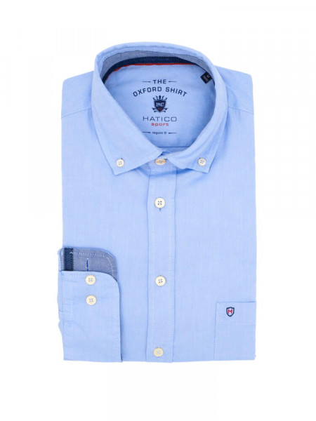 HATICO Regular Fit casual skjorte