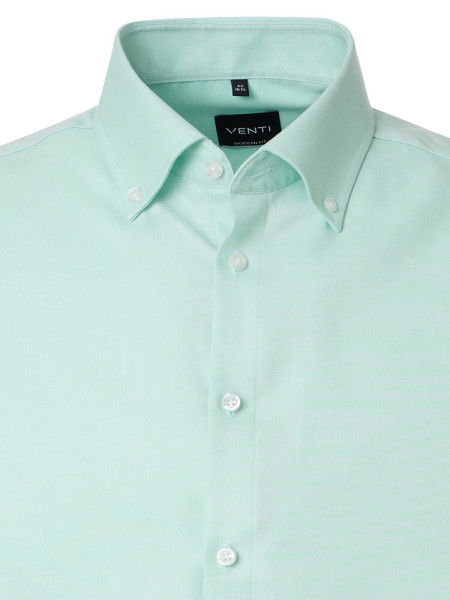 VENTI Regular Fit Skjorte Grøn Button-Down Fein Oxford - Visning 1