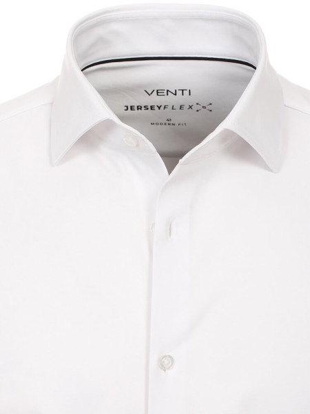 VENTI Regular Fit Skjorte Hvid Kent Jersey - Visning 1