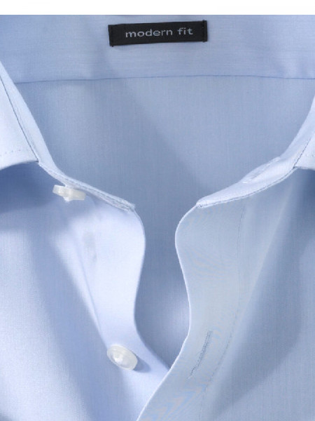 OLYMP Regular Fit Skjorte Lyseblå New Kent Chambray - Visning 1