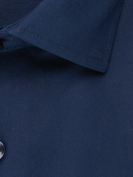 SEIDENSTICKER Tailored Fit Skjorte Marine Business Kent Popeline - Visning 3