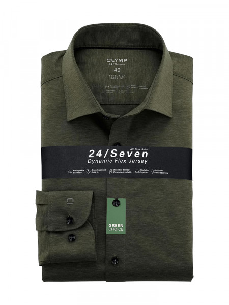 OLYMP Level Five 24/Seven body fit jersey skjorte
