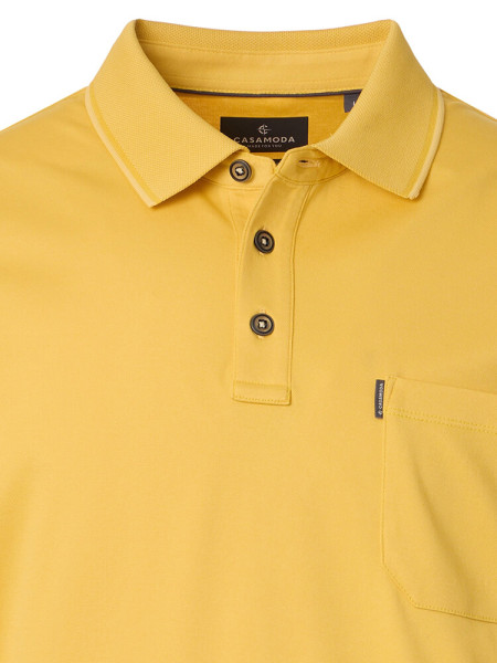 CASAMODA Polo Gul Piqué - Visning 1
