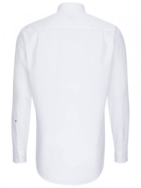 SEIDENSTICKER Regular Fit Skjorte Hvid Button-Down Popeline