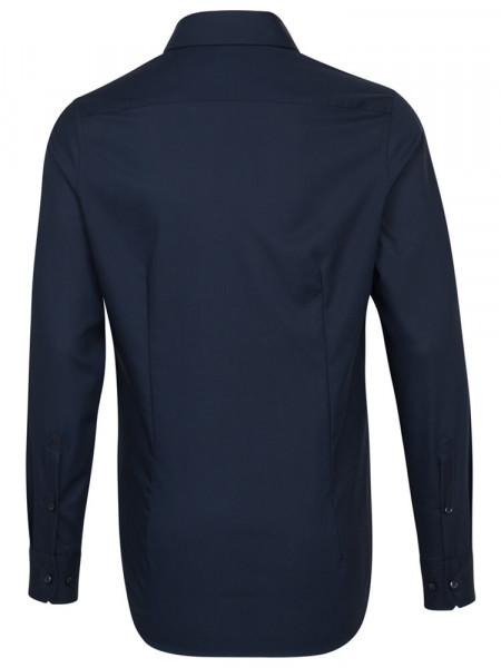 SEIDENSTICKER Slim Fit Skjorte Marine Business Kent Popeline