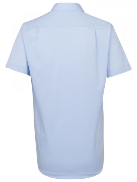 SEIDENSTICKER Regular Fit Skjorte Lyseblå Business Kent Fil à Fil