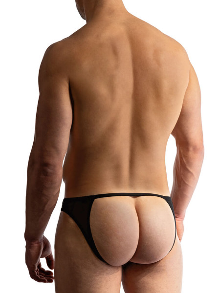 MANSTORE Regular Fit Sort Microfaser