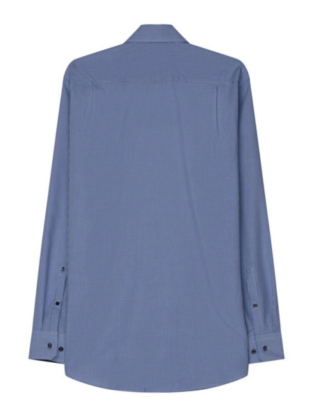 SEIDENSTICKER Regular Fit Skjorte Medium blå Business Kent Popeline