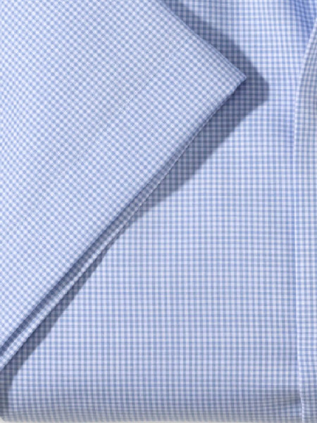 OLYMP Comfort Fit Skjorte Medium blå New Kent Popeline - Visning 2