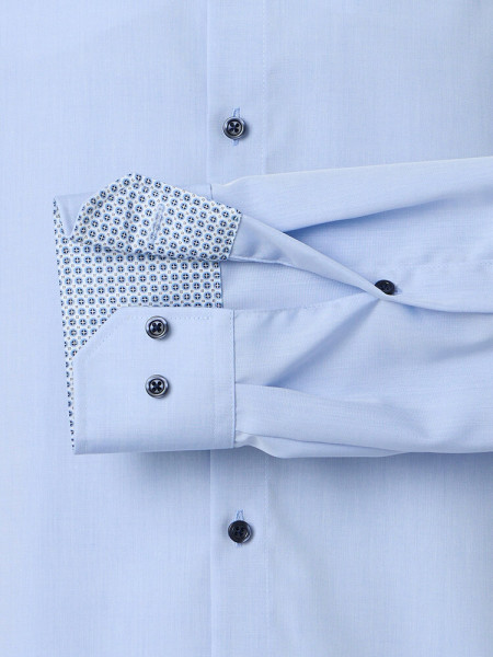 VENTI Comfort Fit Skjorte Lyseblå Kent Popeline - Visning 2