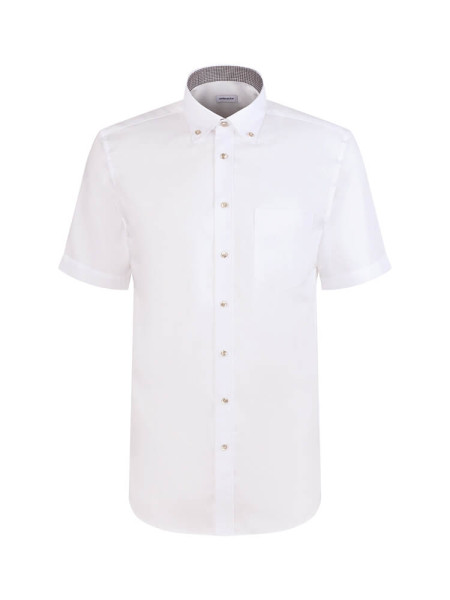 SEIDENSTICKER Regular Fit Skjorte Lys beige Button-Down Struktur