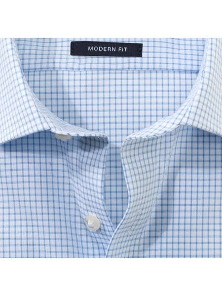 OLYMP Regular Fit Skjorte Lyseblå Global Kent Twill