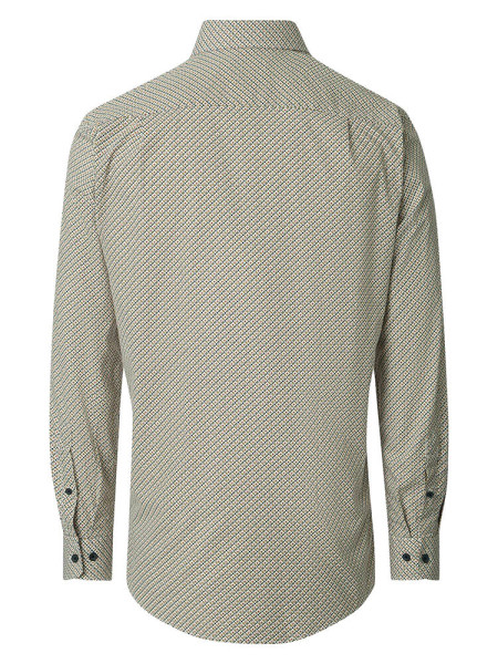 REDMOND Comfort Fit Skjorte Lys brun Kent Print