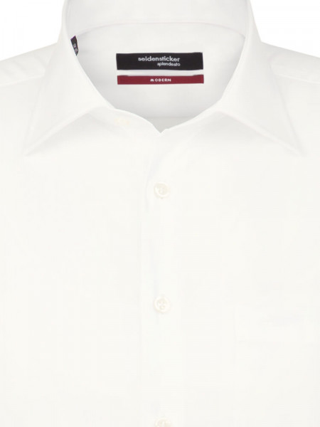 SEIDENSTICKER Regular Fit Skjorte Lys beige Business Kent Popeline - Visning 2